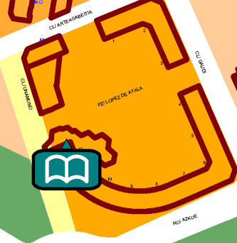 الخريطة المُخطط: Arteagabeitia (escuela infantil pública municipal, de 0 a 3 años)