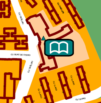 الخريطة المُخطط: Juan Ramón Jiménez (colegio público, de 2 a 12 años)