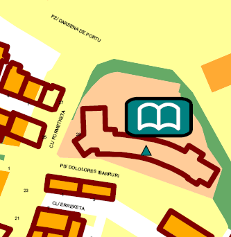 地图: Larrea (colegio público, de 2 a 12 años)