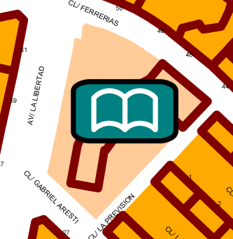 الخريطة المُخطط: Santa Teresa-Bagaza Primaria (colegio público, de 6 a 12 años)