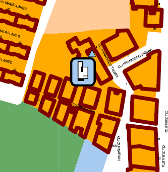 الخريطة المُخطط: Casa de Cultura de Burtzeña