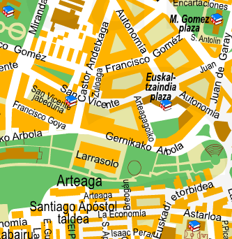 الخريطة المُخطط: Biblioteca Municipal de San Vicente